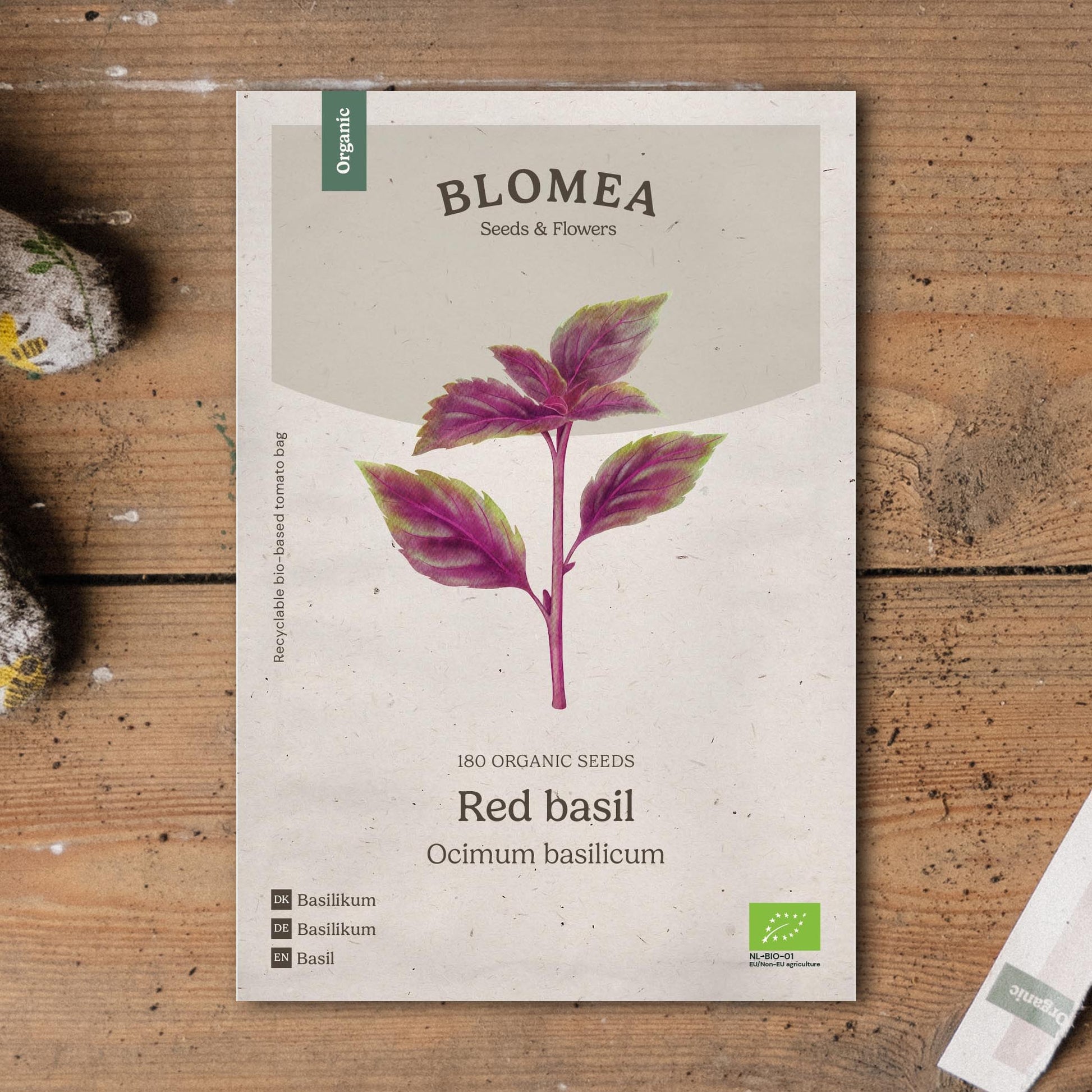 Basilicumzaden 'Rode basilicum' - 180 biologische zaden