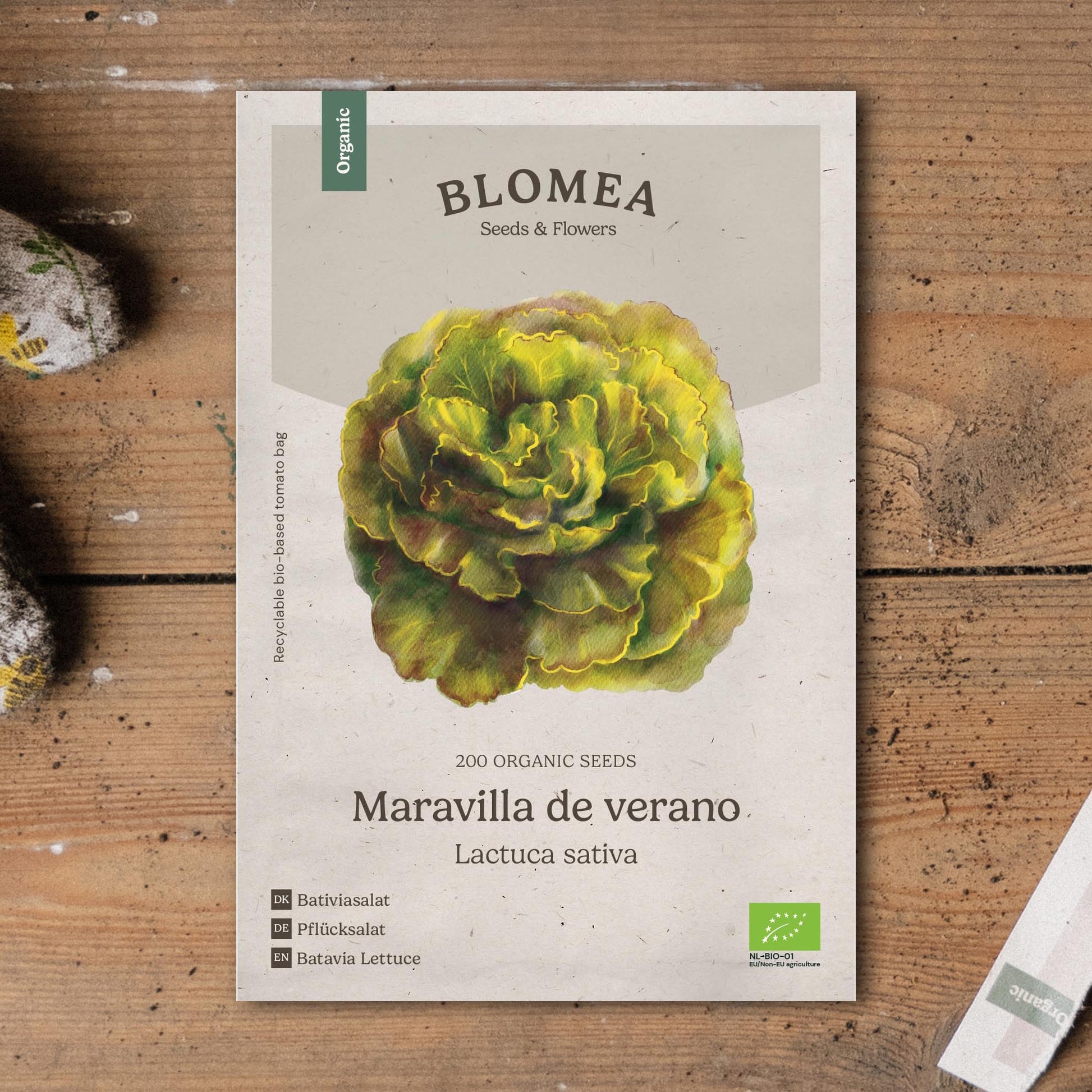 Bataviaslazaden 'Maravilla de Verano' - 200 biologische zaden