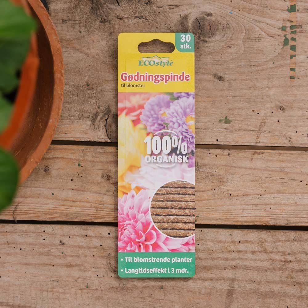 Bloemenmeststokjes 30 stuks.
