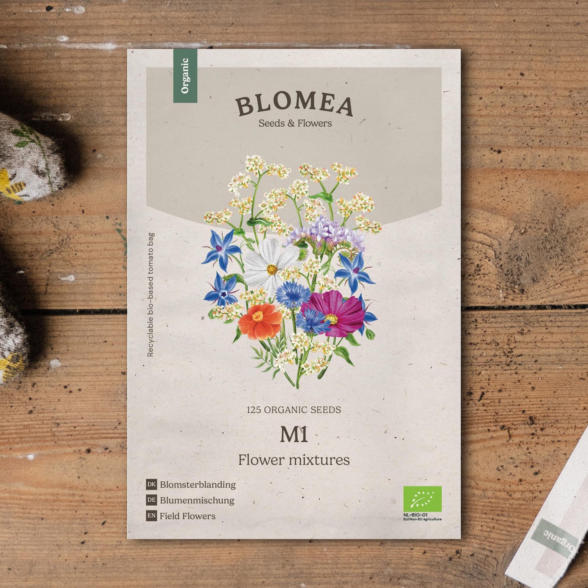Bloemenmix 'Bloom mix' - 125 biologische zaden
