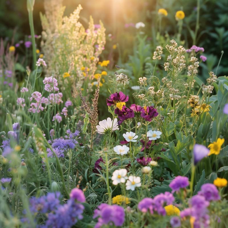 Bloemenmix 'Tübingen' - 400 biologische zaden