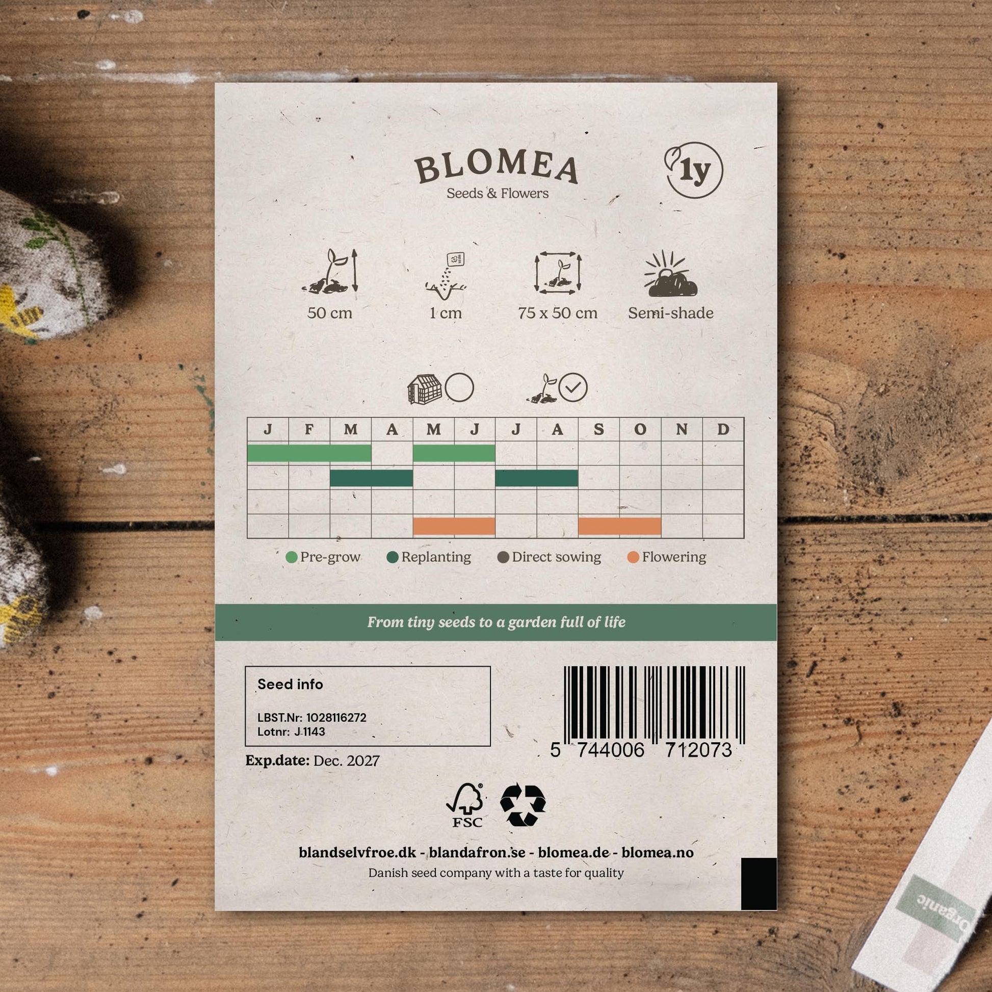 Bloemkoolzaden 'Amabile' - 50 biologische zaden