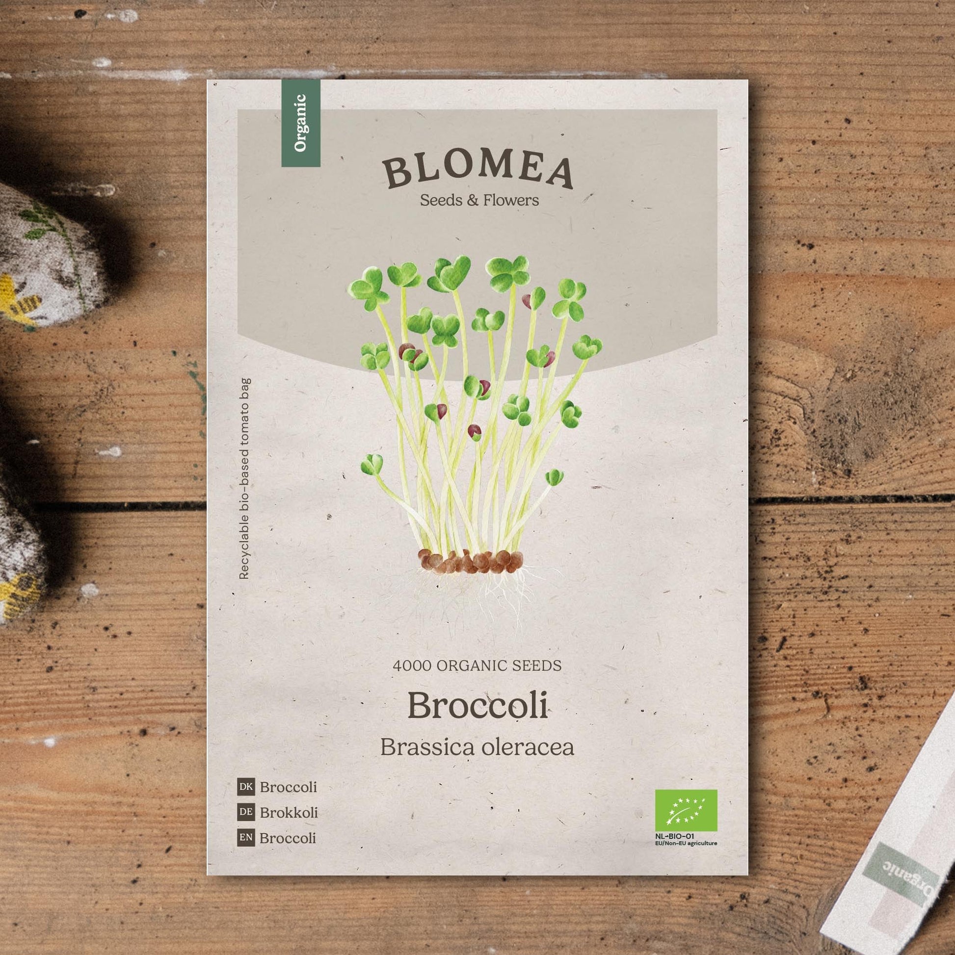 Broccoli microgroente zaden - 4000 biologische zaden