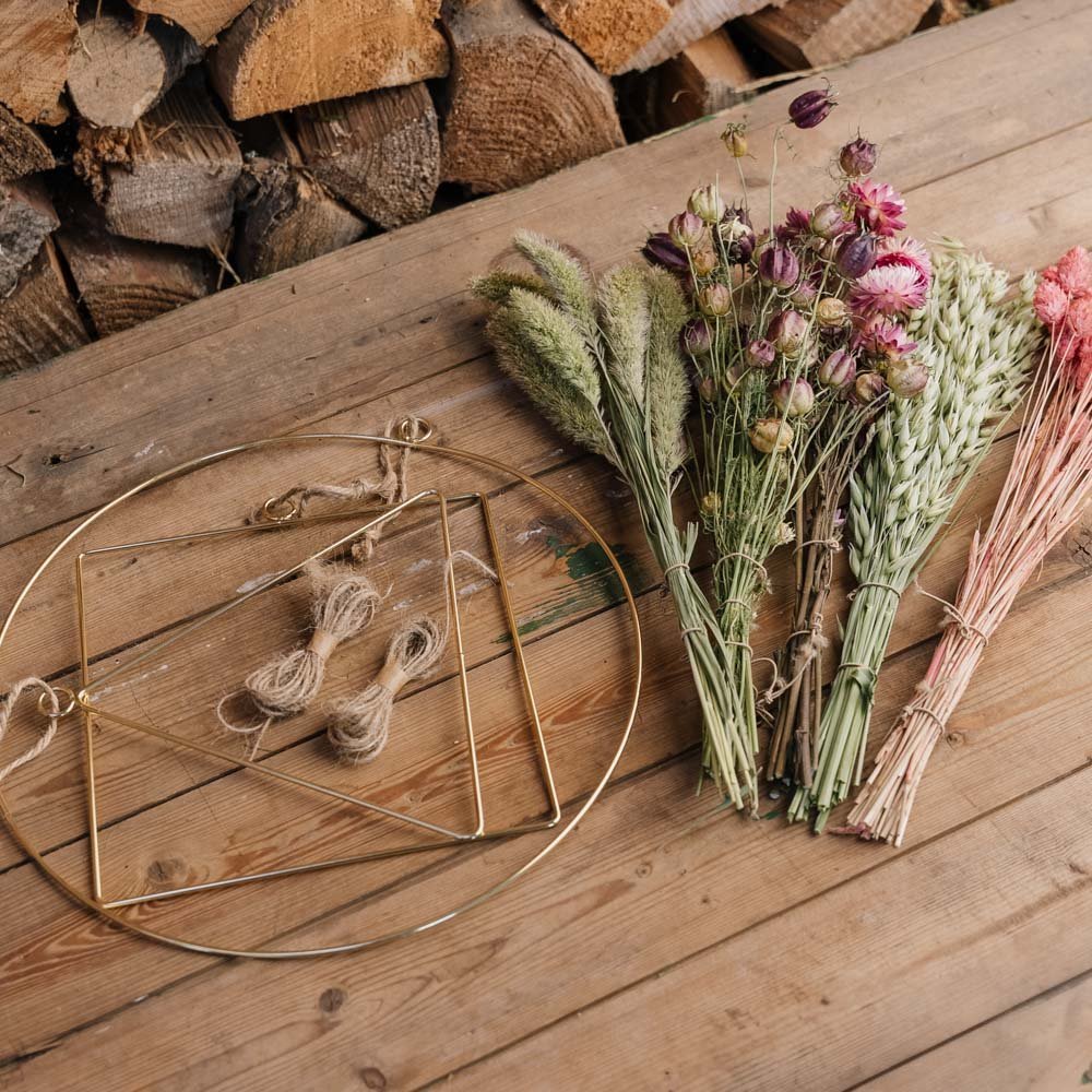 DIY Boks Isabella, Eeuwige boeketten met ringen, H: 38 cm