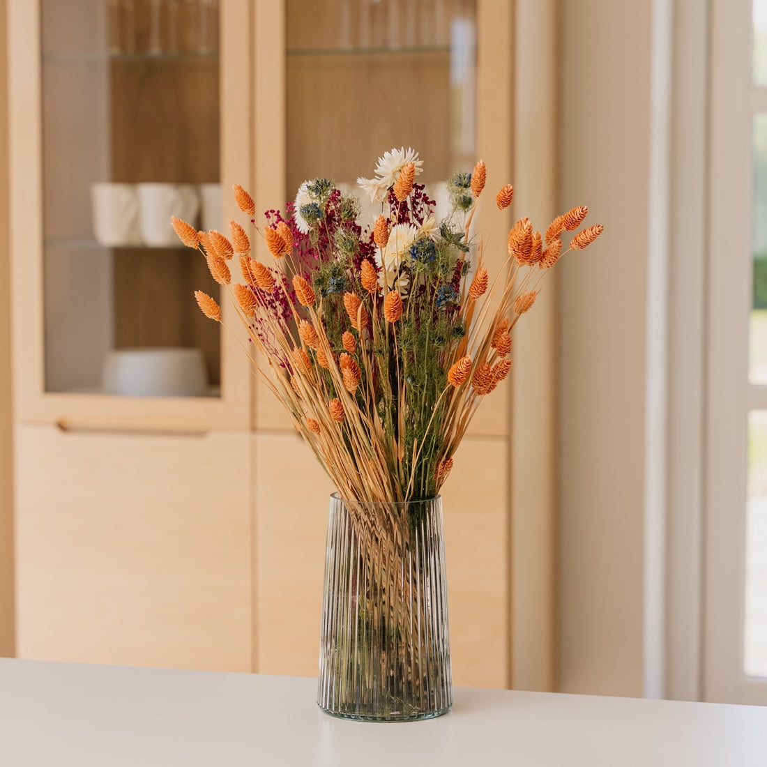 Eeuwigheidsboeket, Glans, H: 50 cm