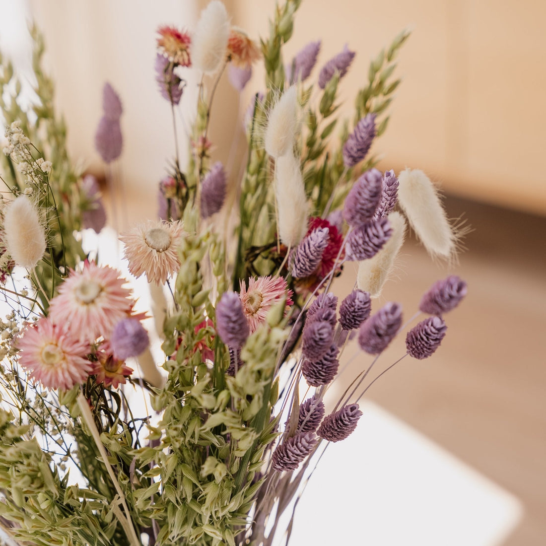 Eeuwigheidsboeket, Lente, H: 55 cm