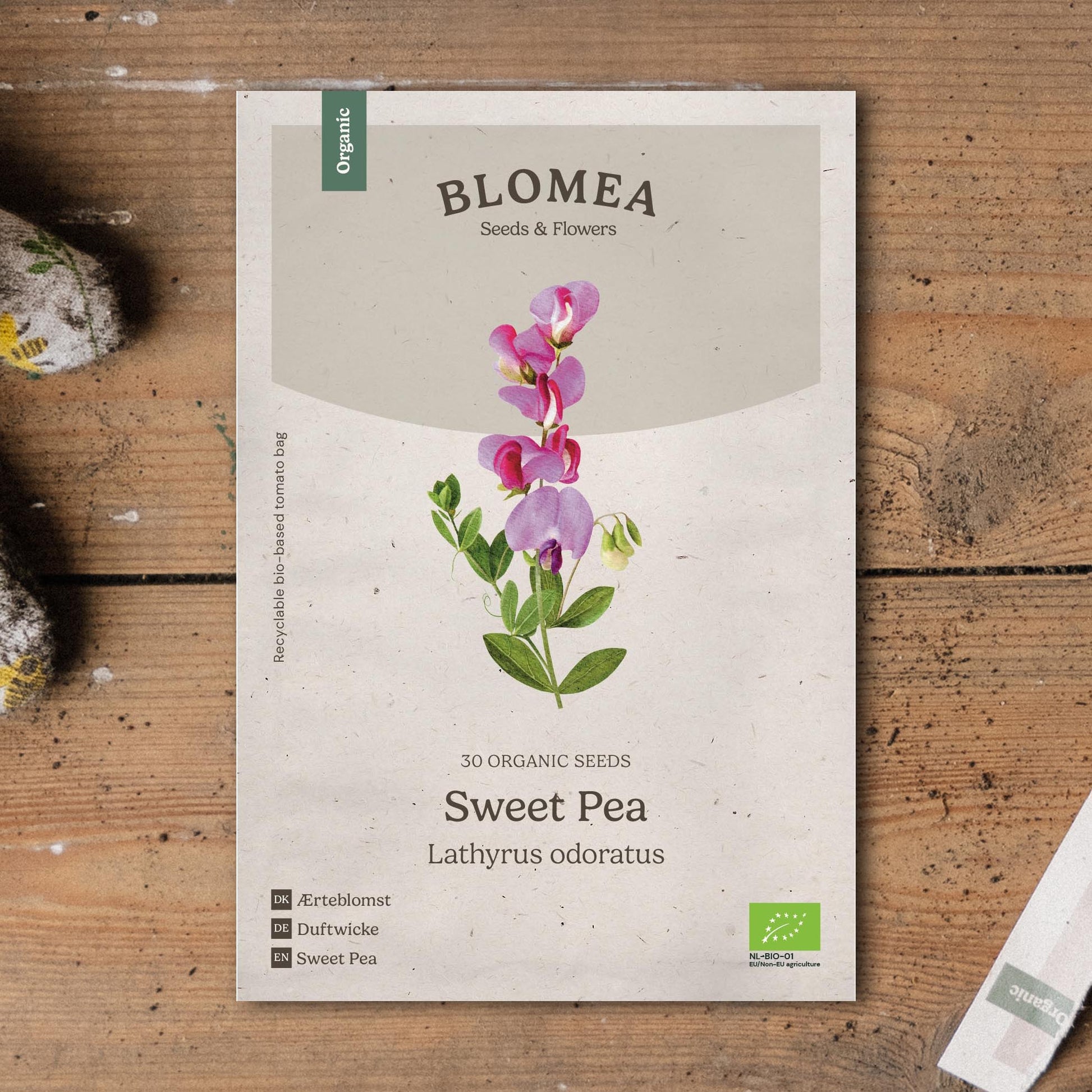 Erwtbloemzaden 'Sweet Pea' - 30 biologische zaden