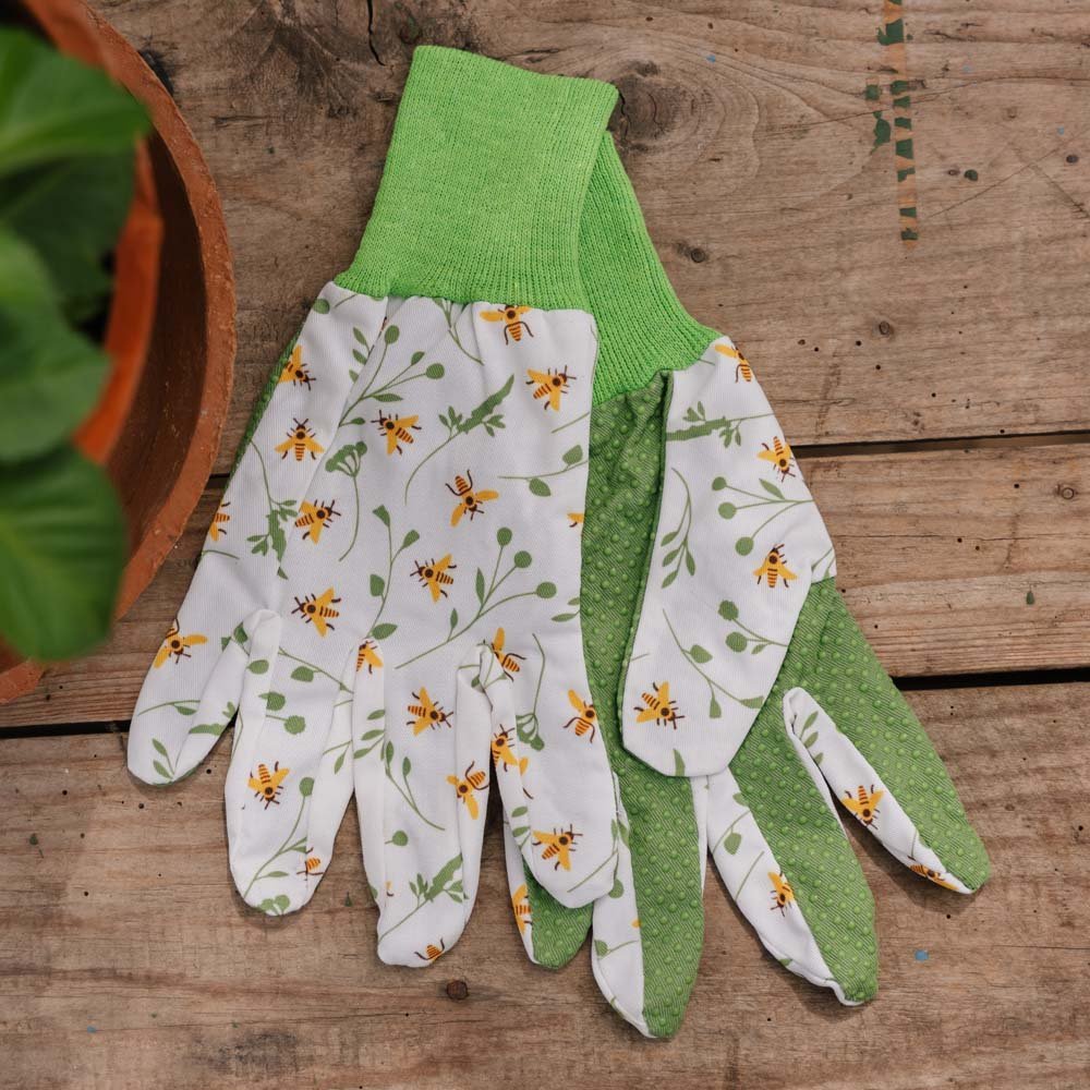 Handschoenen, bijenpatroon