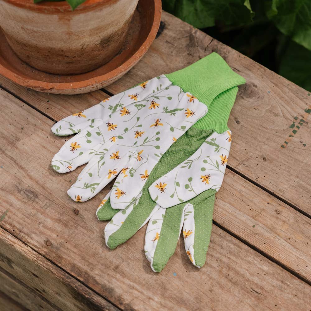 Handschoenen, bijenpatroon