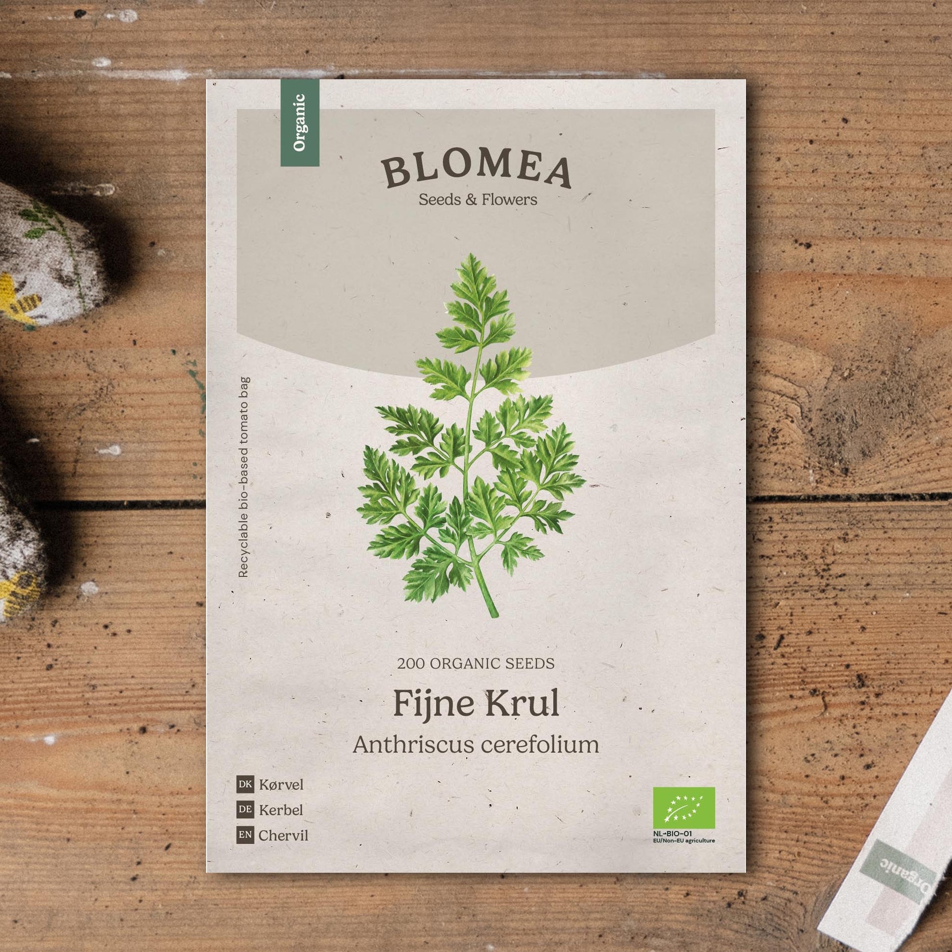 Kervelzaden 'Fijne Krul' - 200 biologische zaden