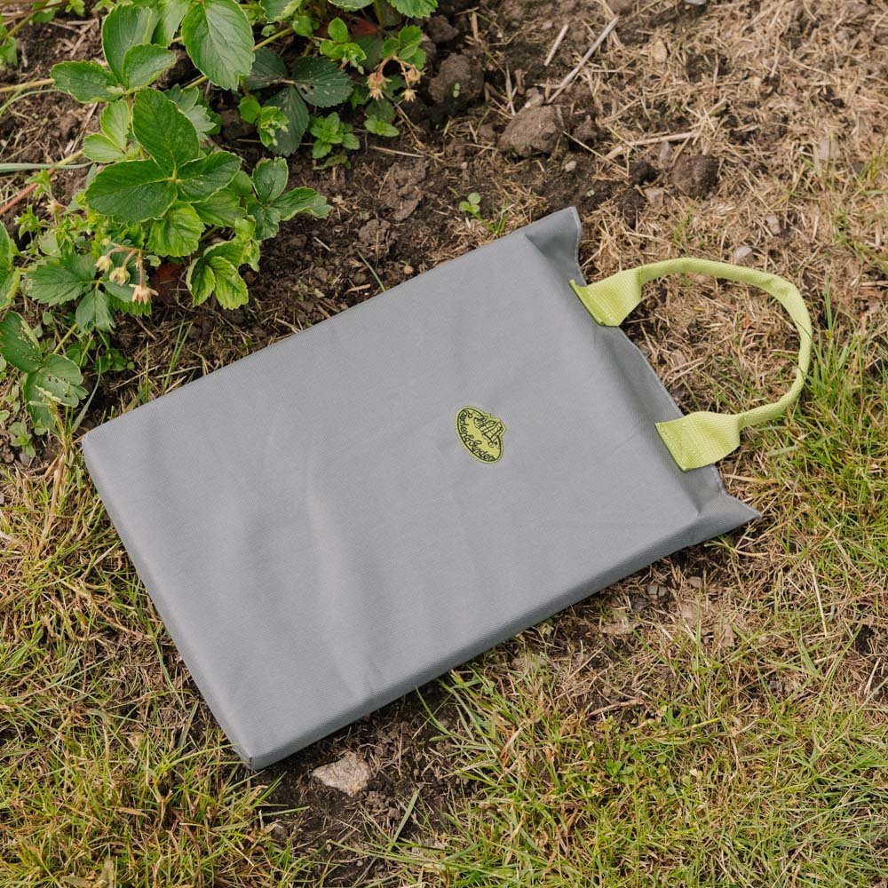 Knielkussen, grijs, L: 40,2 cm B: 26,3 cm