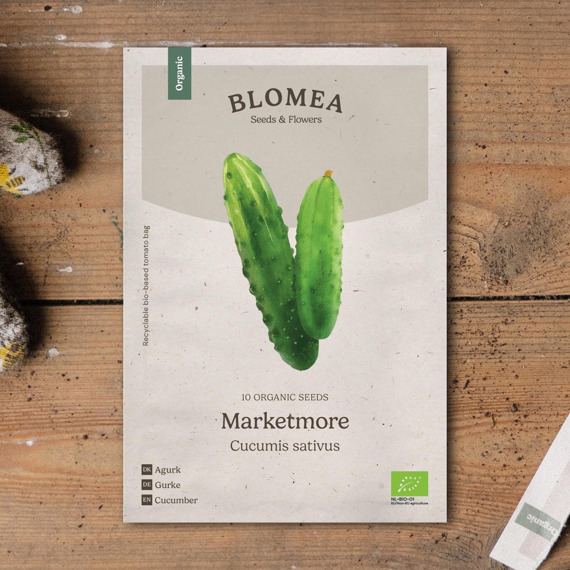 Komkommerzaden 'Marketmore' - 10 biologische zaden