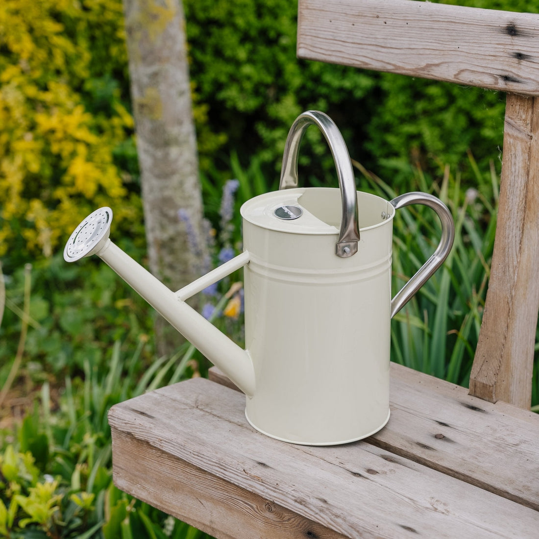 Metalvandkande, 4,5 L, vintage crème