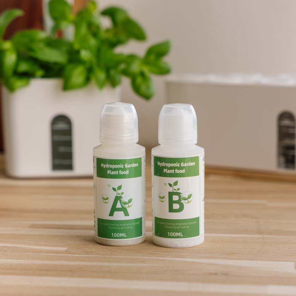 Plantenvoeding A+B (2x100 ml) voor binnenkeukentuinen