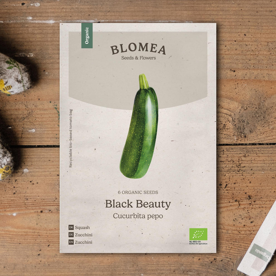 Pompoenzaden 'Black Beauty' - 6 biologische zaden