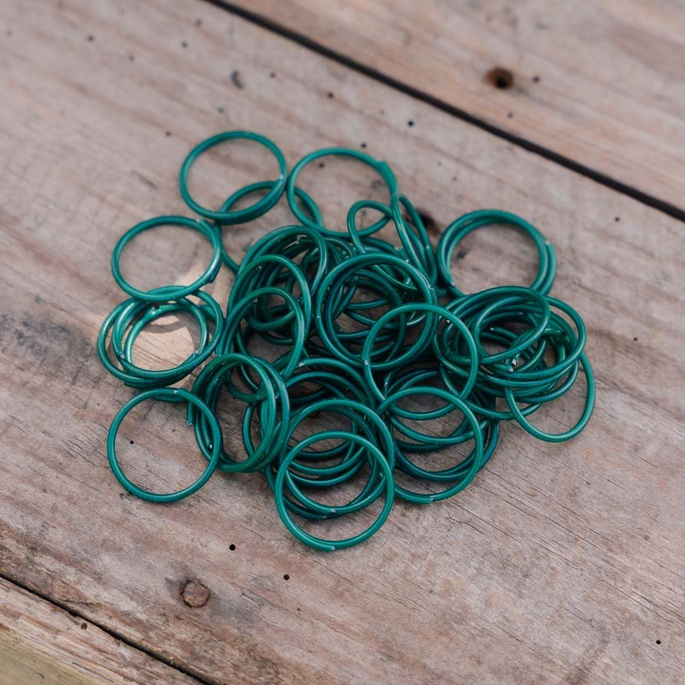 PVC gecoate plantenringen, 3 stuks.