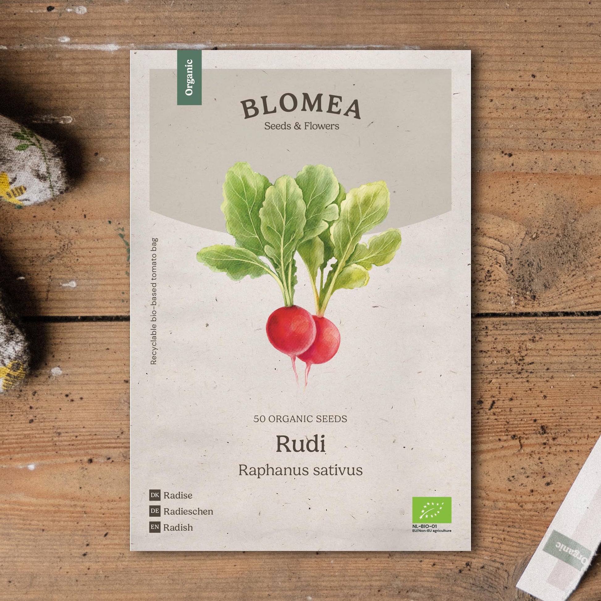 Radijszaden 'Rudi' - 50 biologische zaden