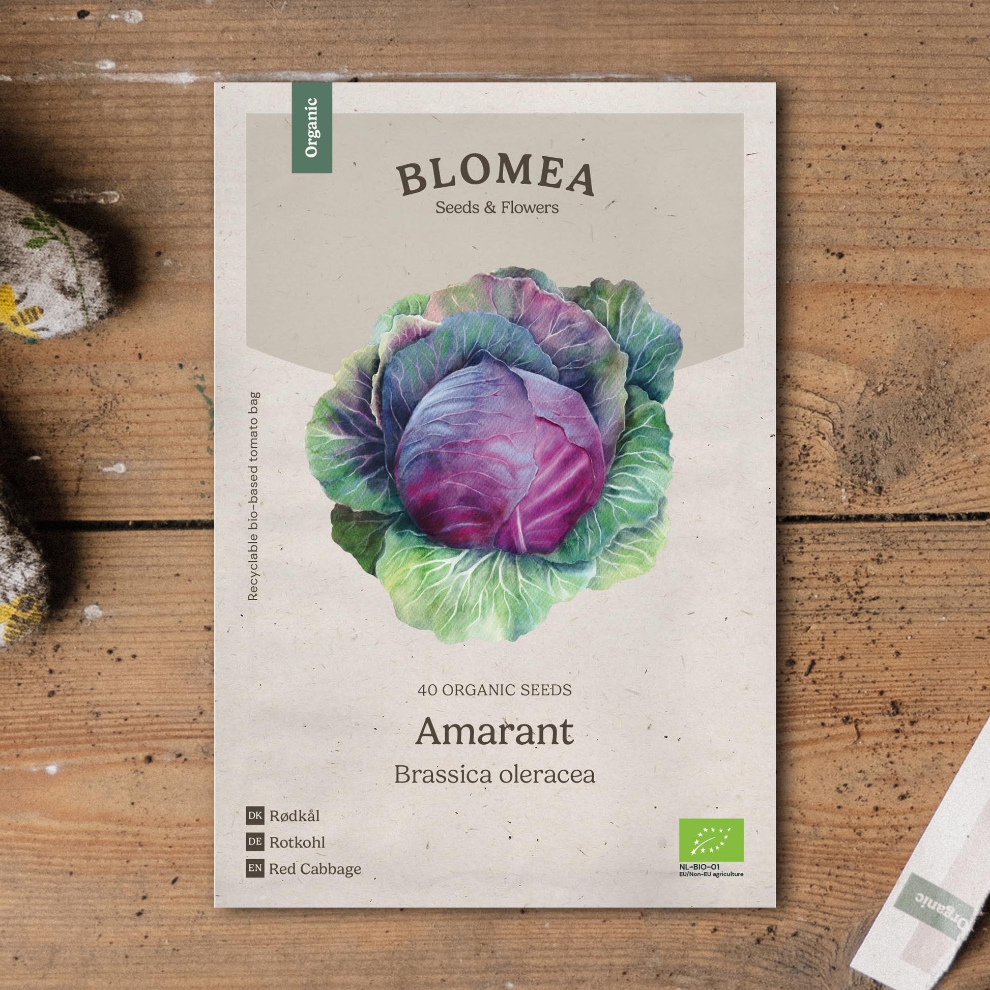 Rode koolzaden 'Amarant' - 40 biologische zaden