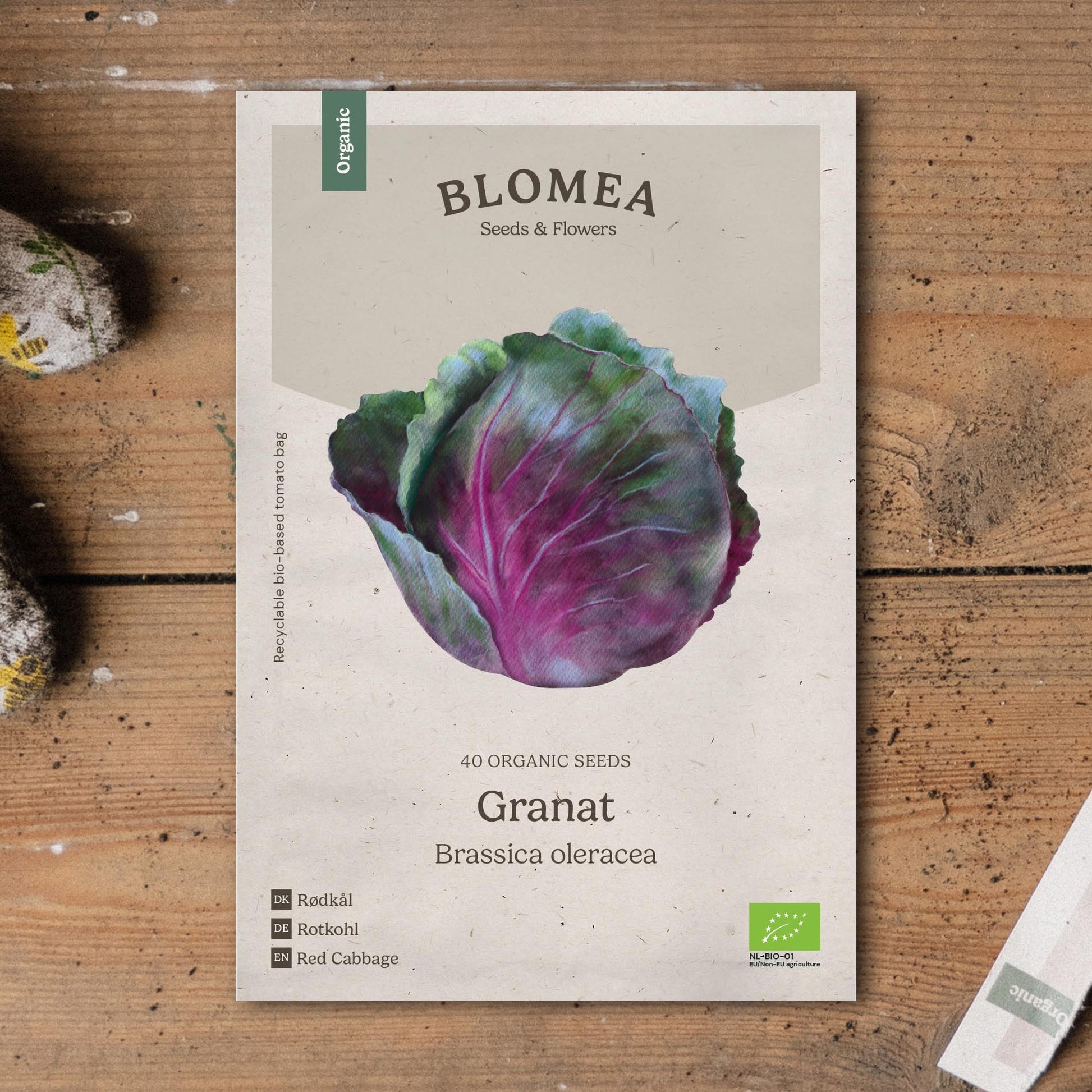 Rode koolzaden 'Granat' - 40 biologische zaden