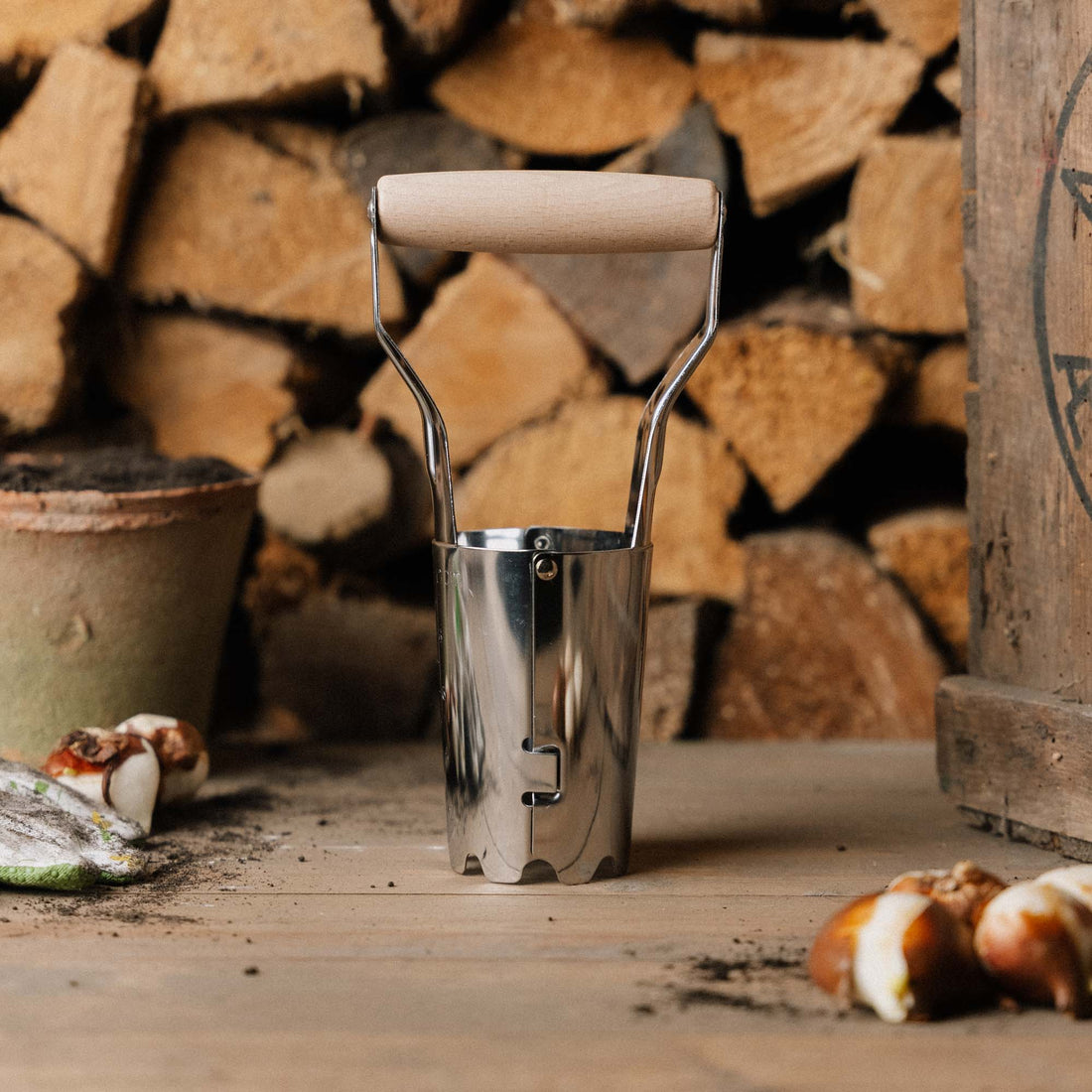 Roestvrijstalen bolplantentang