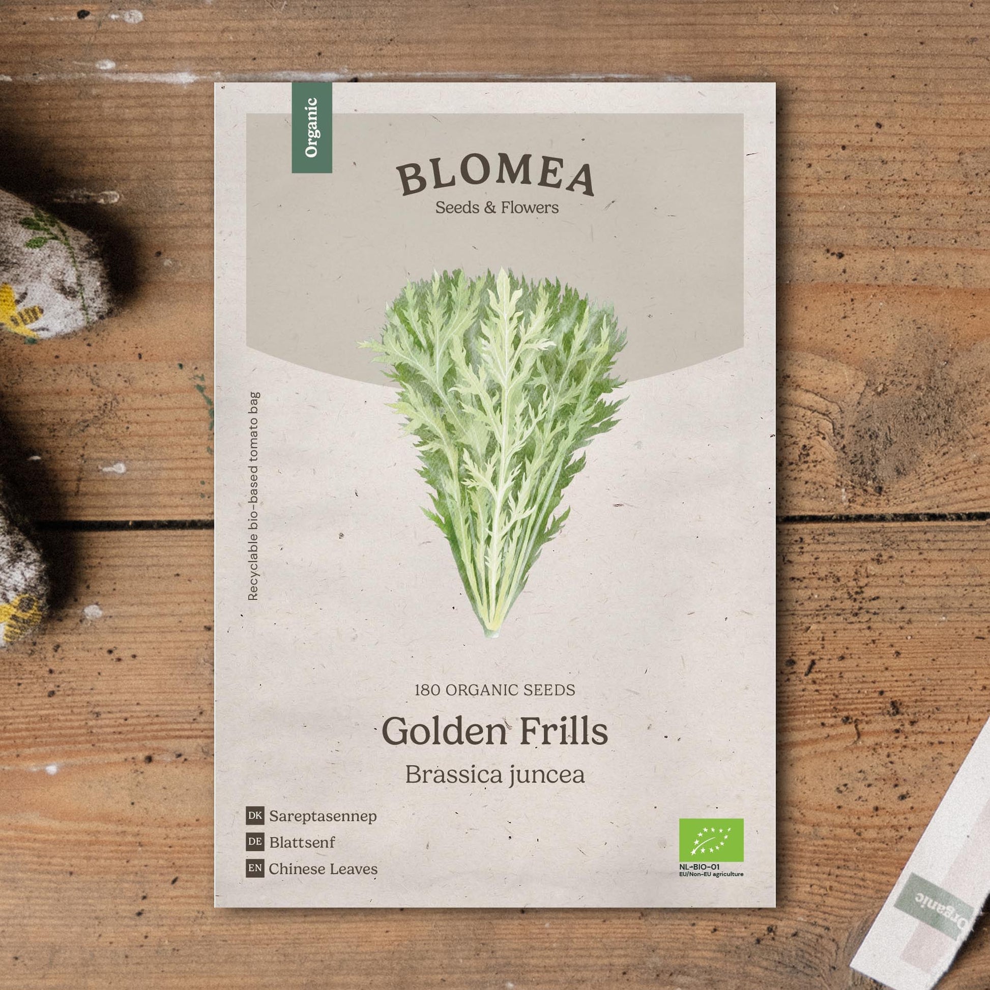 Sarepta mosterdzaden 'Golden Frills' - 180 biologische zaden