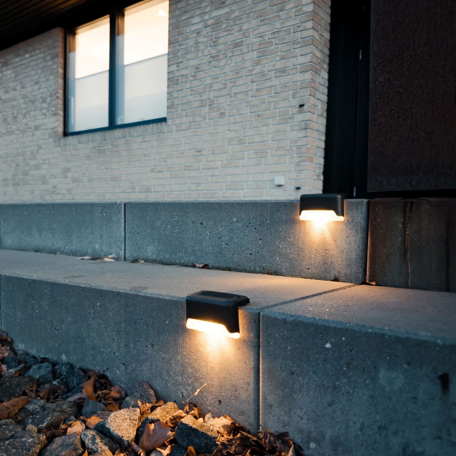 Solar LED Trappenverlichting 4 stuks