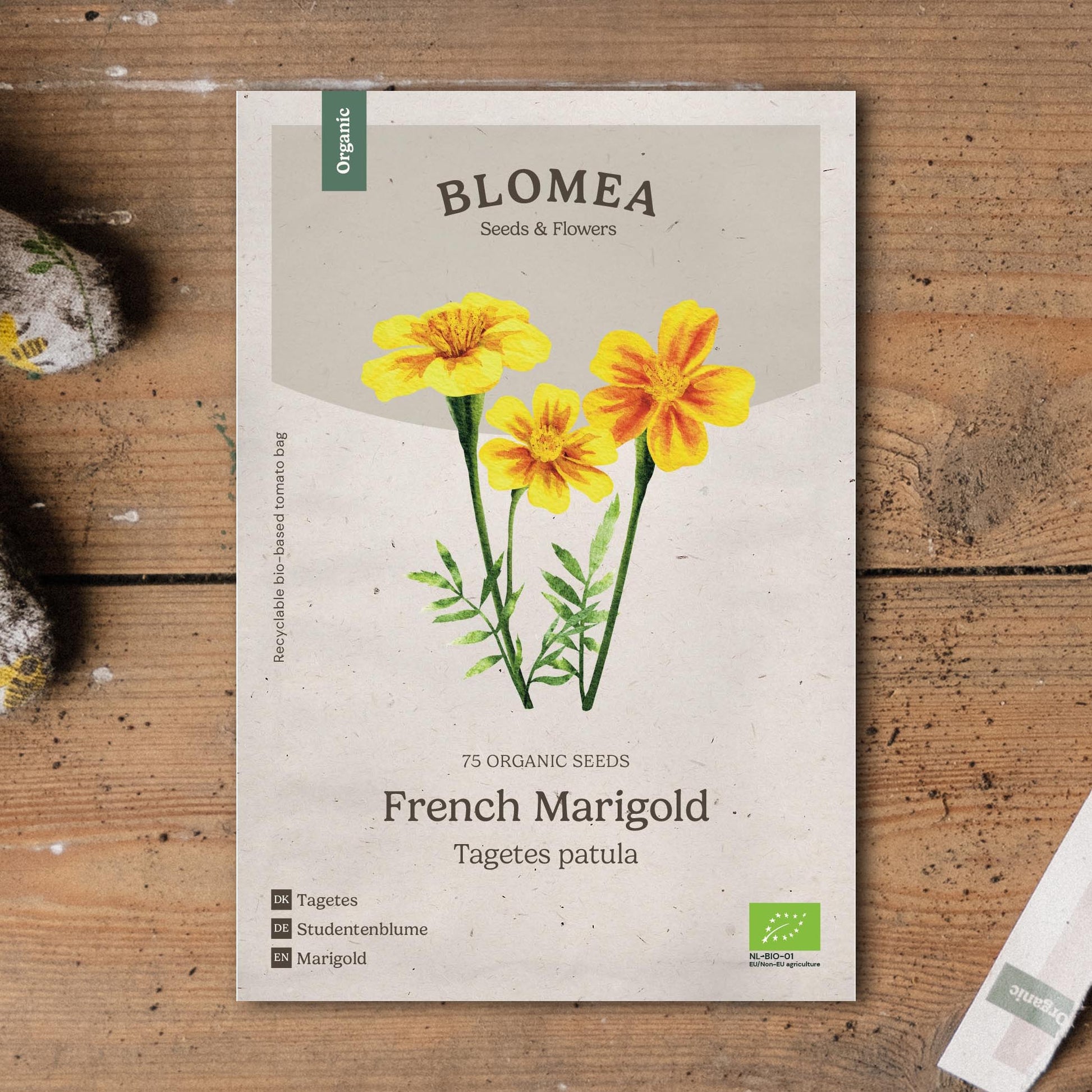 Tageteszaden 'Franse goudsbloem' - 75 biologische zaden