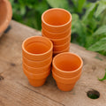 Terracottapot 4/5 cm, 12 stuks.
