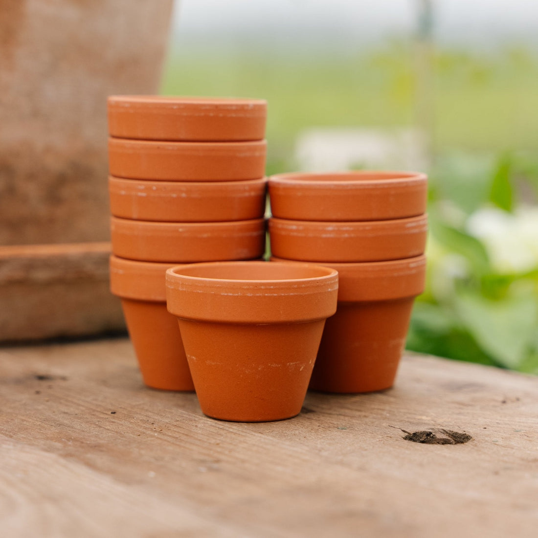 Terracottapot 5/6 cm, 9 stuks.