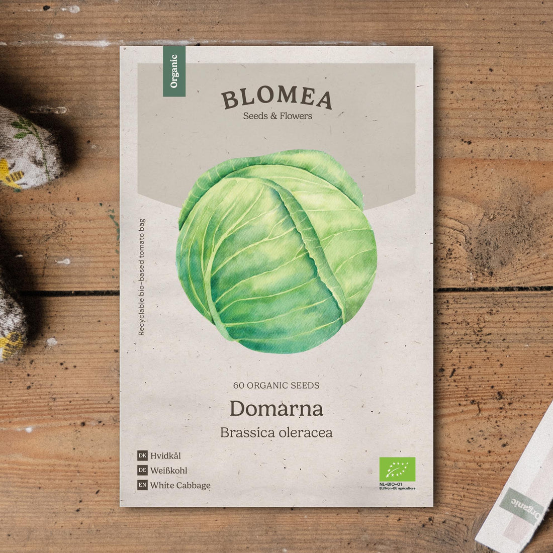 Wittekoolzaden 'Domarna' - 60 biologische zaden