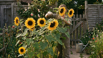 Zonnebloemen snoeien - Blomea.be