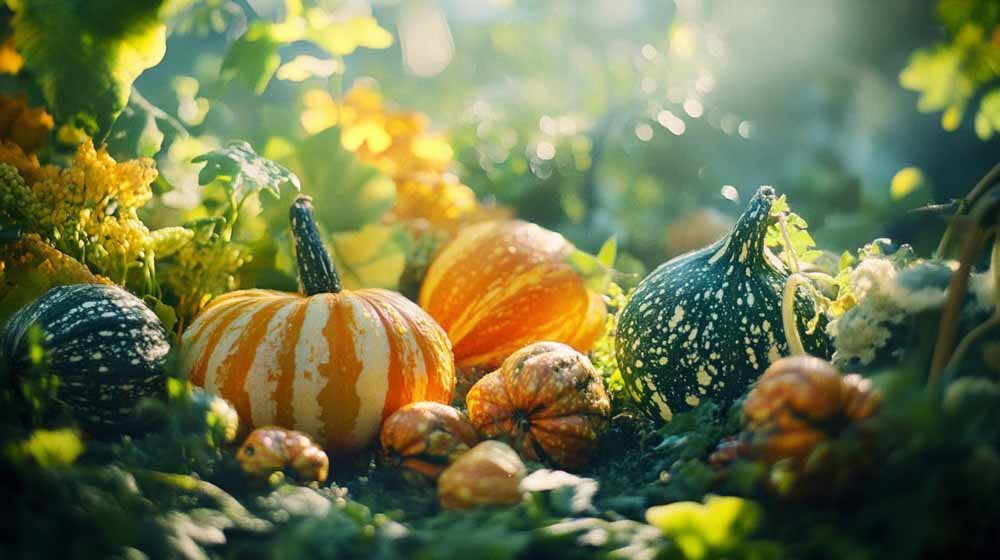 Decoratieve pompoen zaden - Blomea.be