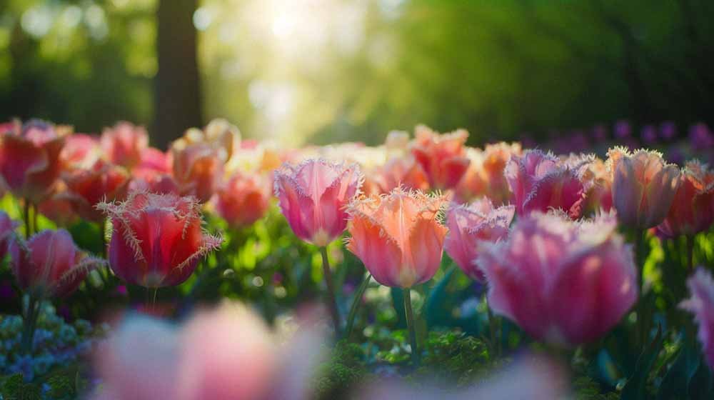 Gefranjerde tulpen - Blomea.be