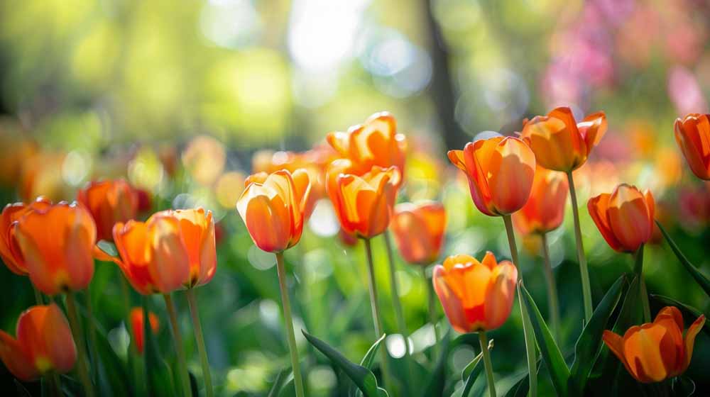 Oranje tulpen