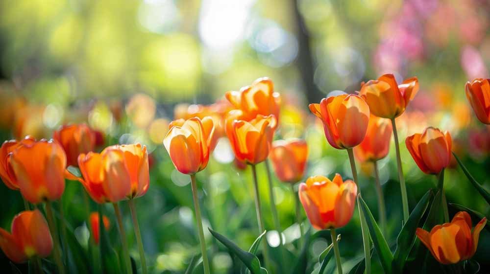 Oranje tulpen - Blomea.be