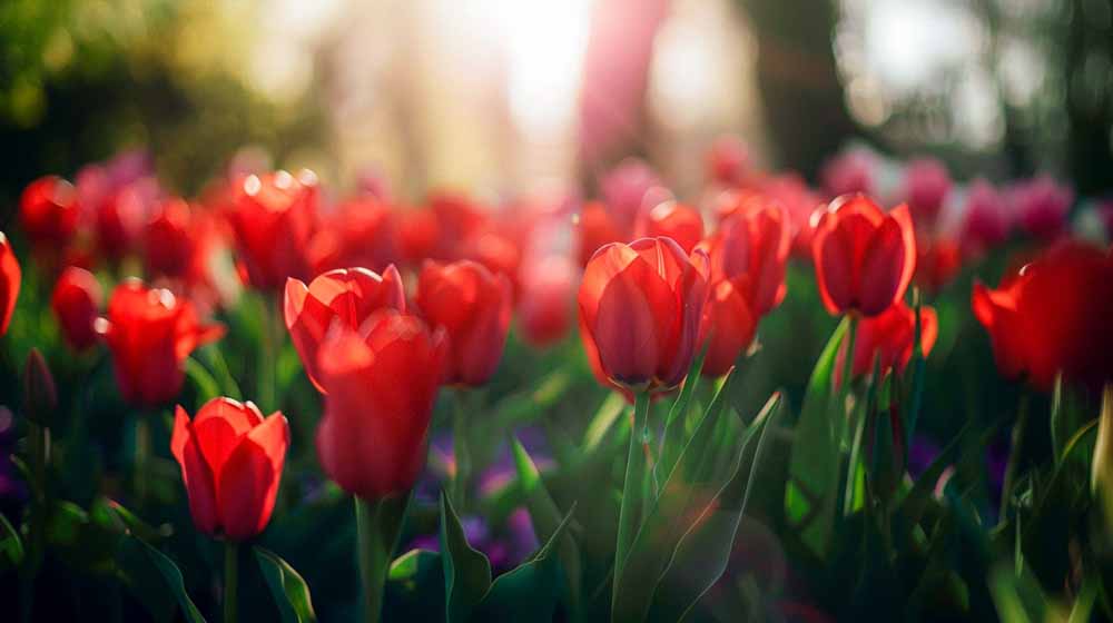 Rode tulpen