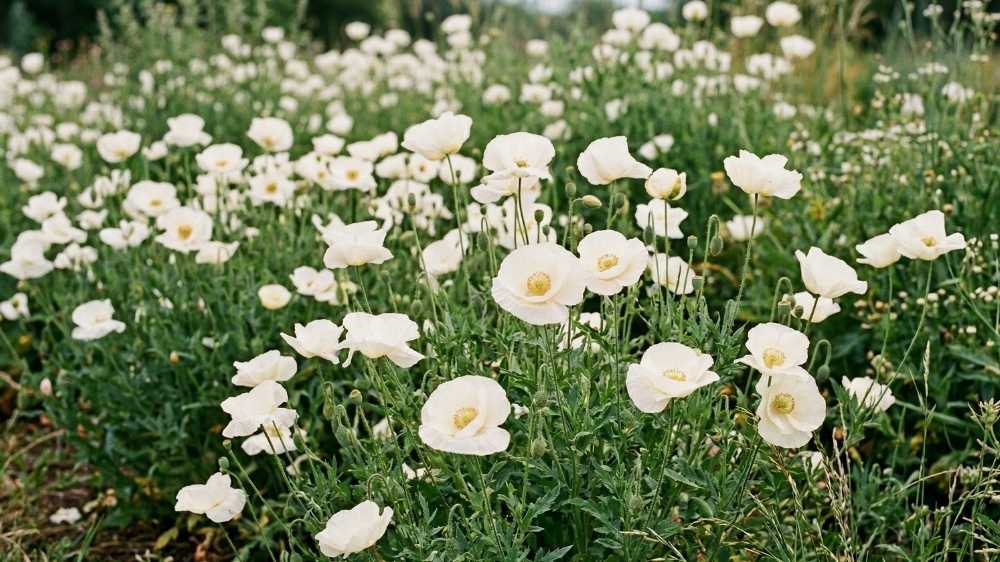 Witte klaproos - Blomea.be