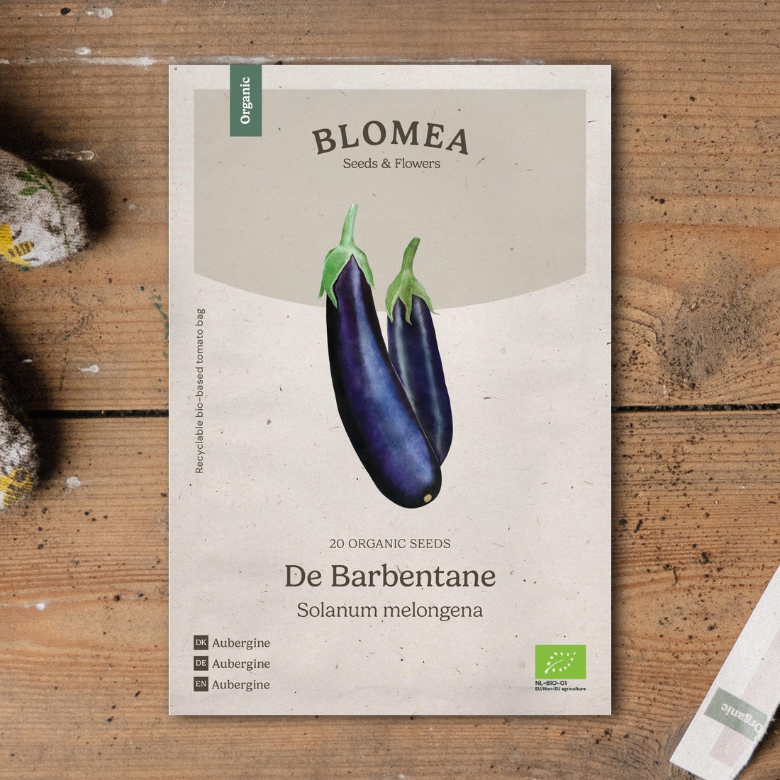 Auberginezaden 'De Barbentane' - 20 biologische zaden
