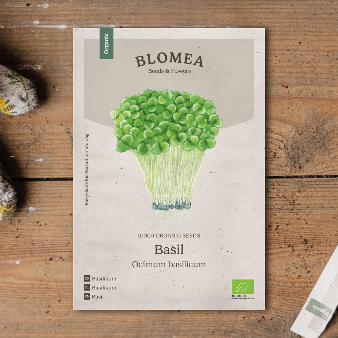 Basilicum microgroente zaden - 10000 biologische zaden