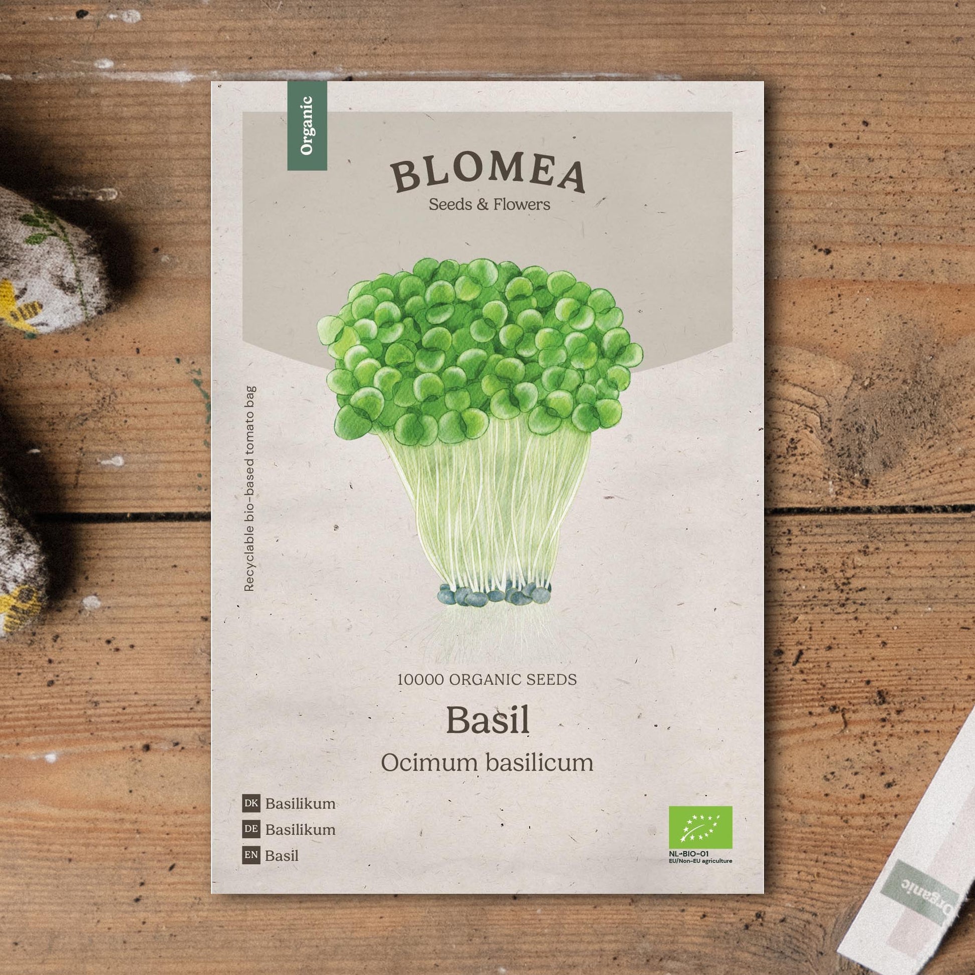 Basilicum microgroente zaden - 10000 biologische zaden