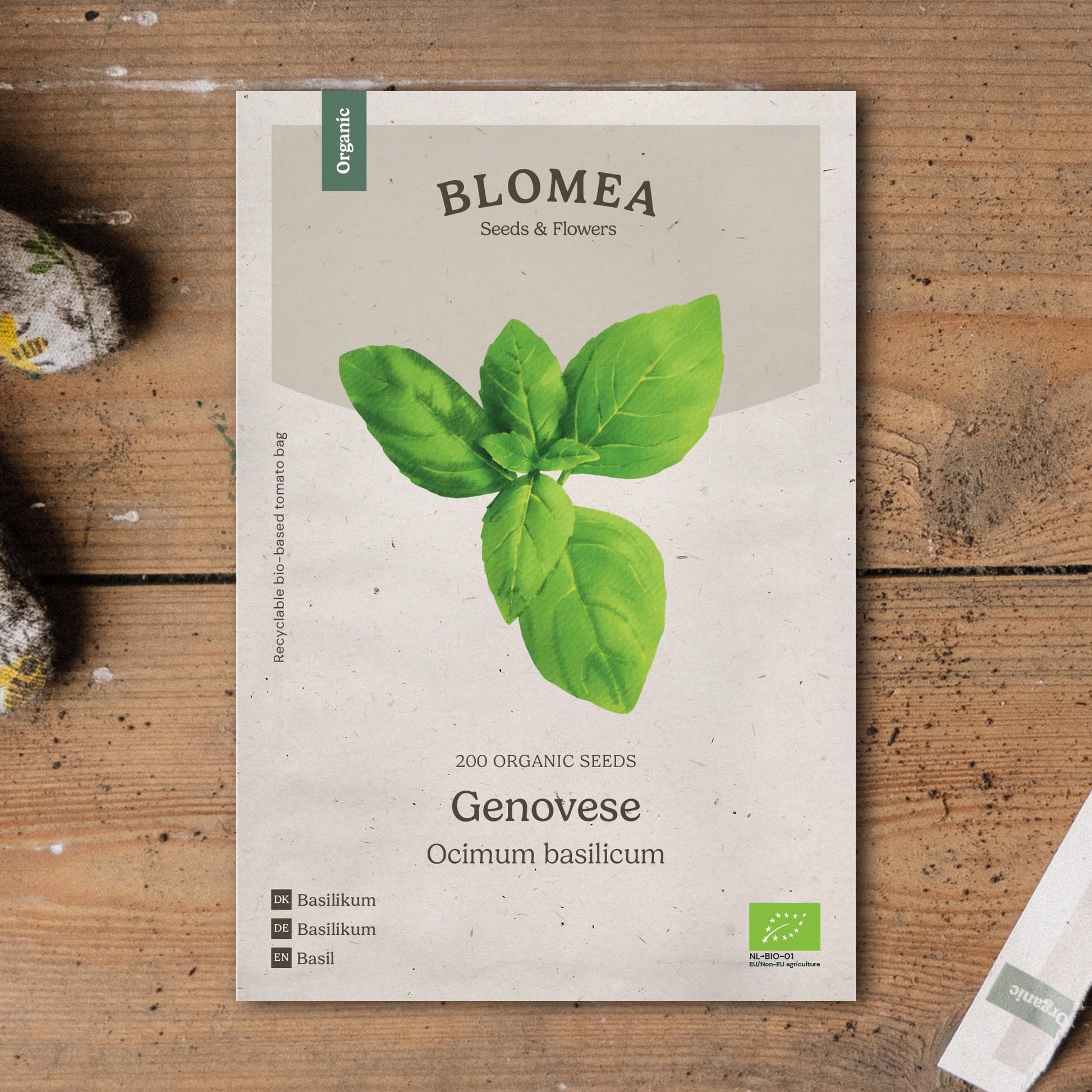 Basilicum zaden 'Genovese' - 200 biologische zaden