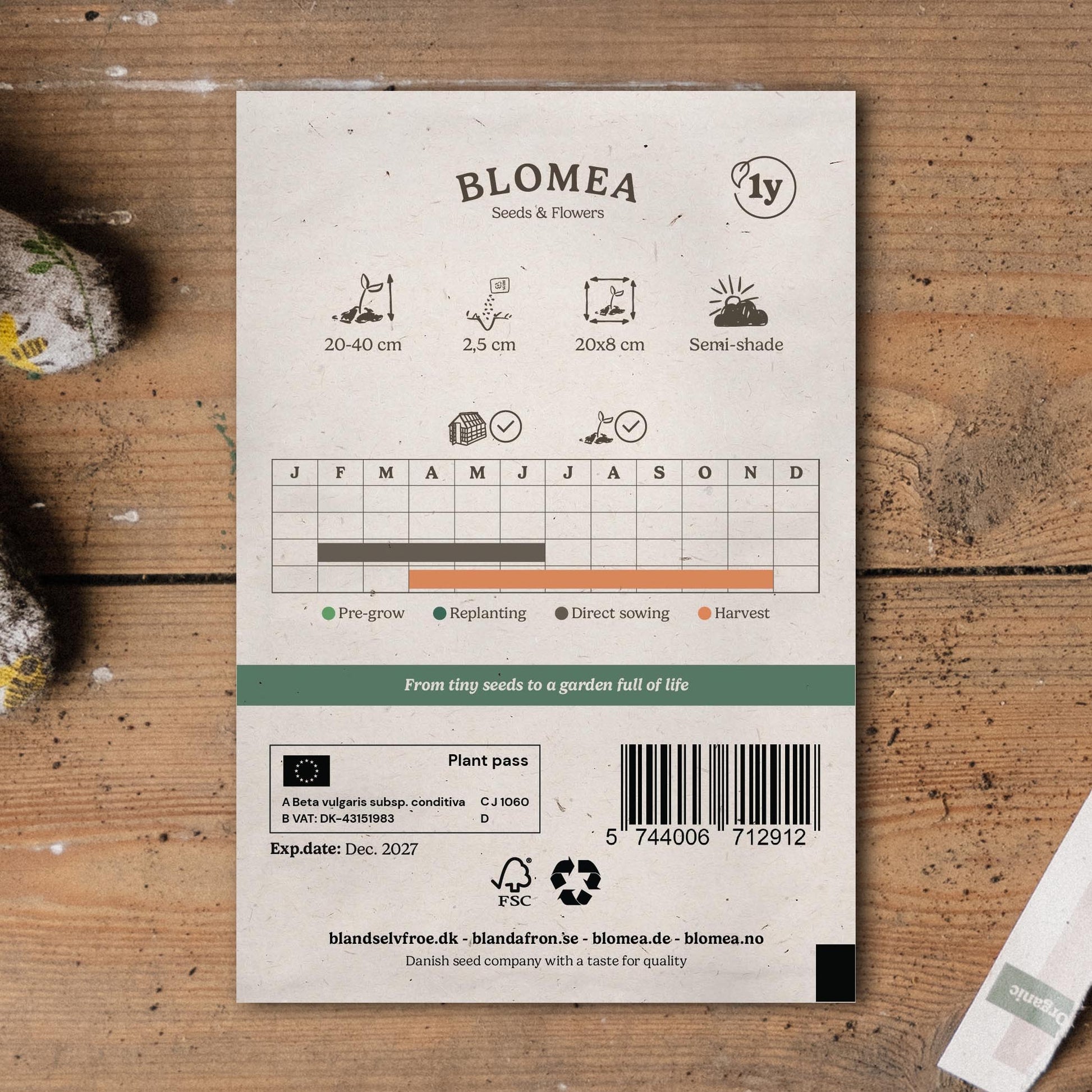 Bietenzaden 'Platronde' - 50 biologische zaden