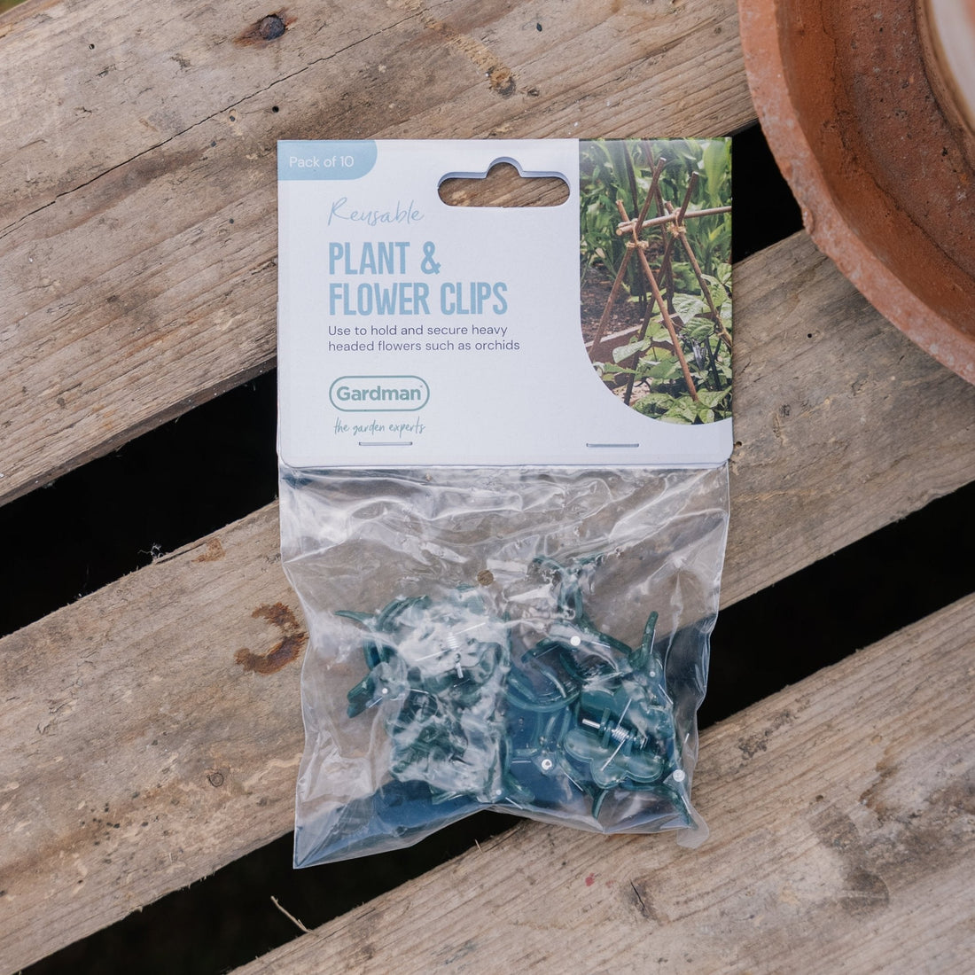 Bloemenklemmen, 10 stuks.