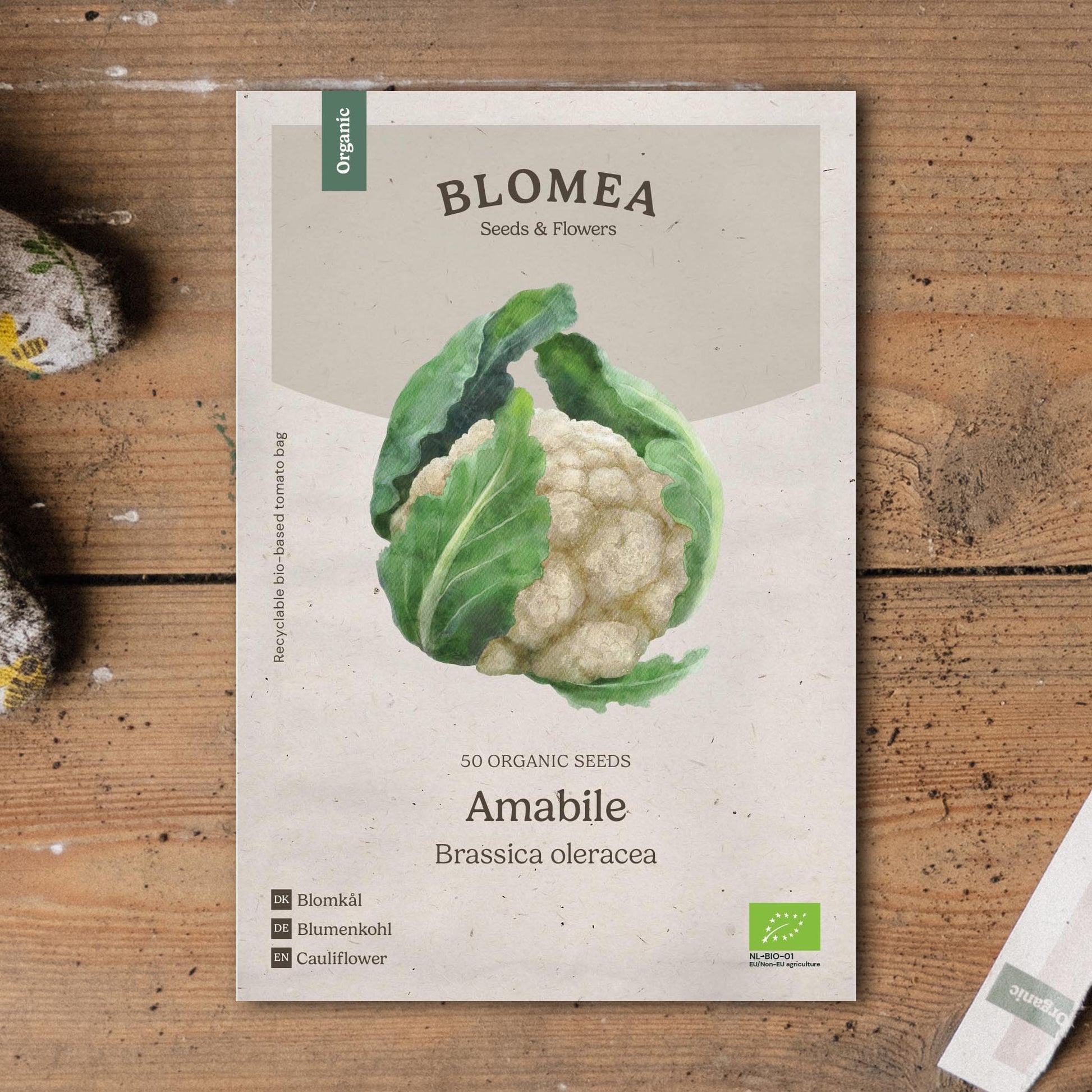 Bloemkoolzaden 'Amabile' - 50 biologische zaden