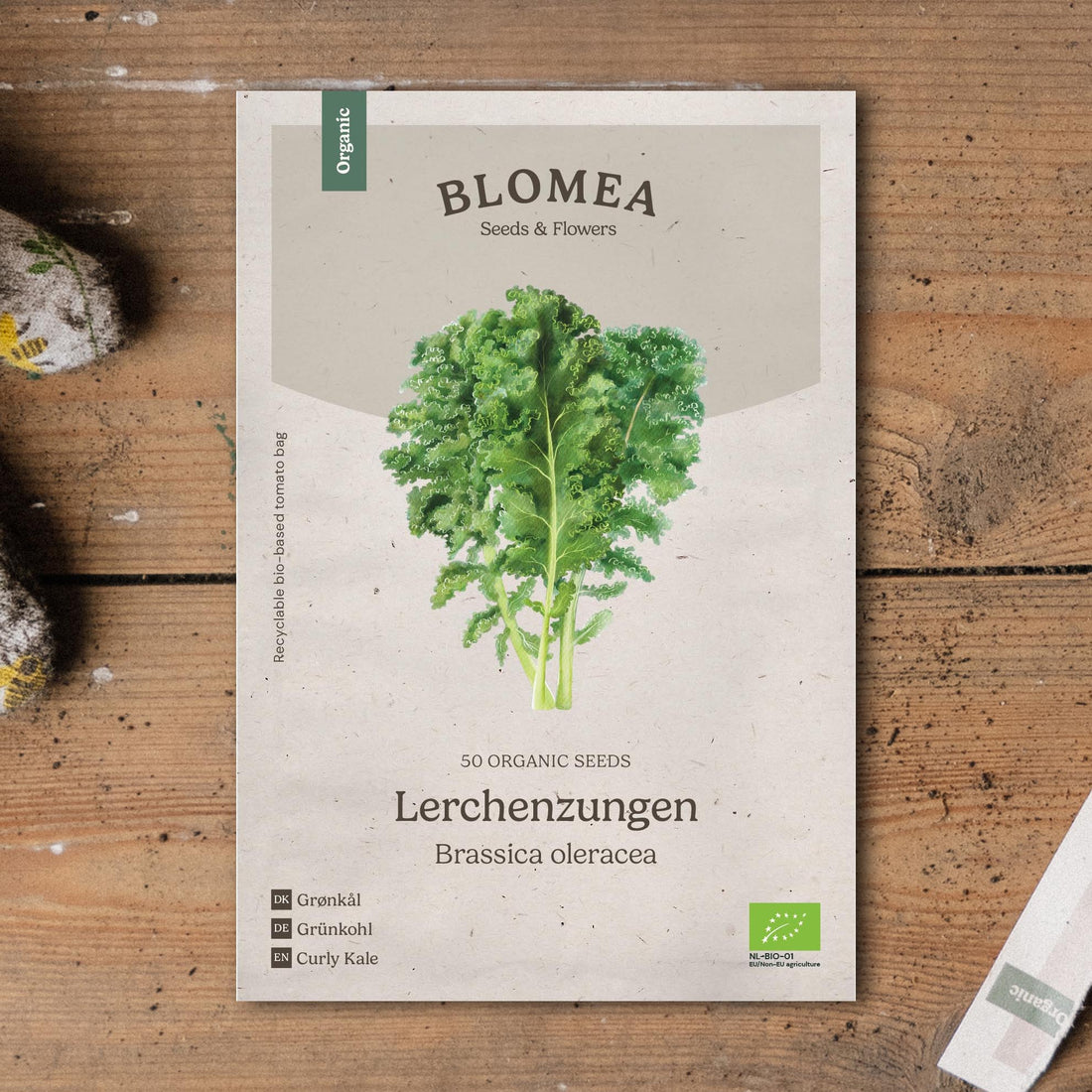 Boerenkoolzaden 'Lerchenzungen' - 50 biologische zaden