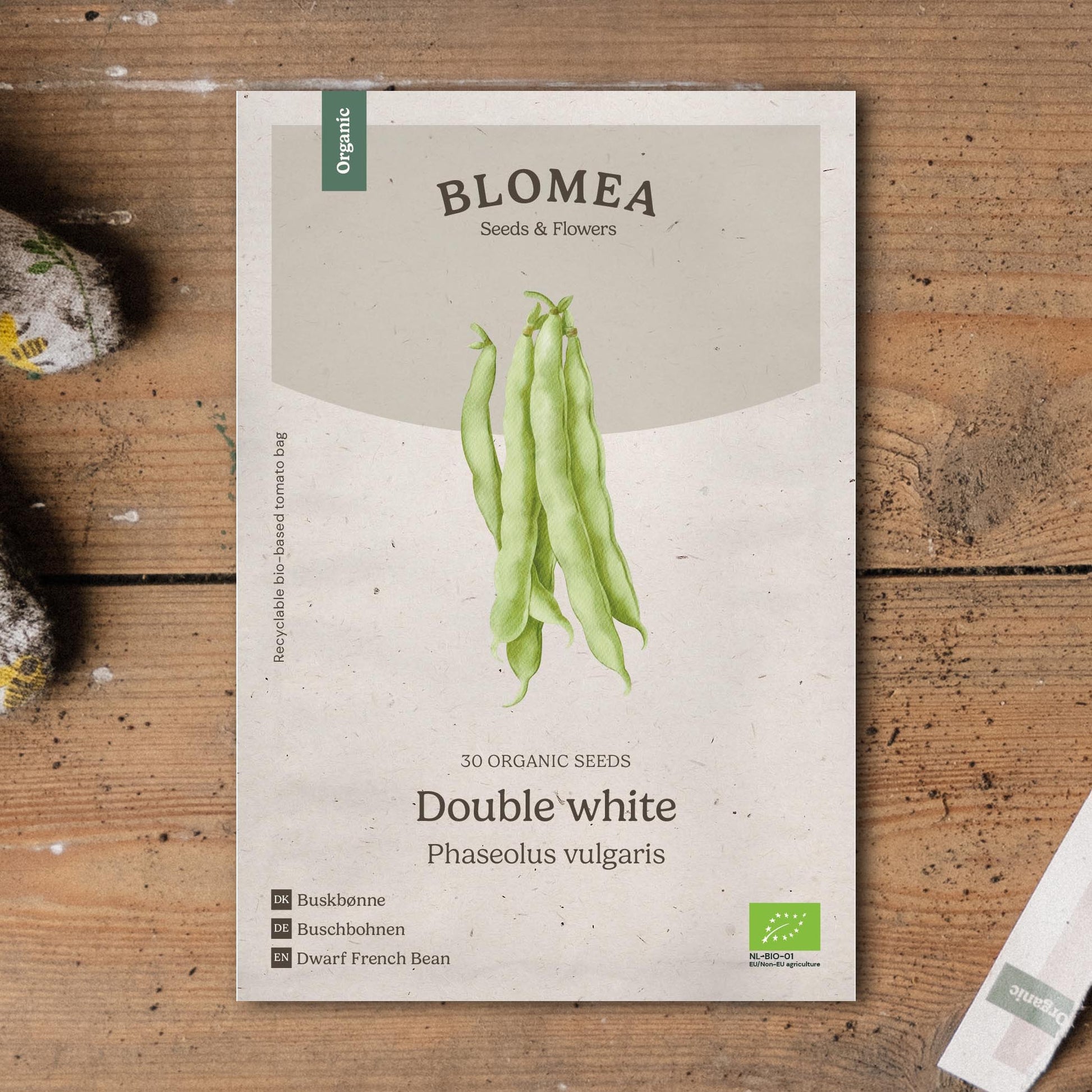 Bosbonenzaden 'Double White' - 30 biologische zaden