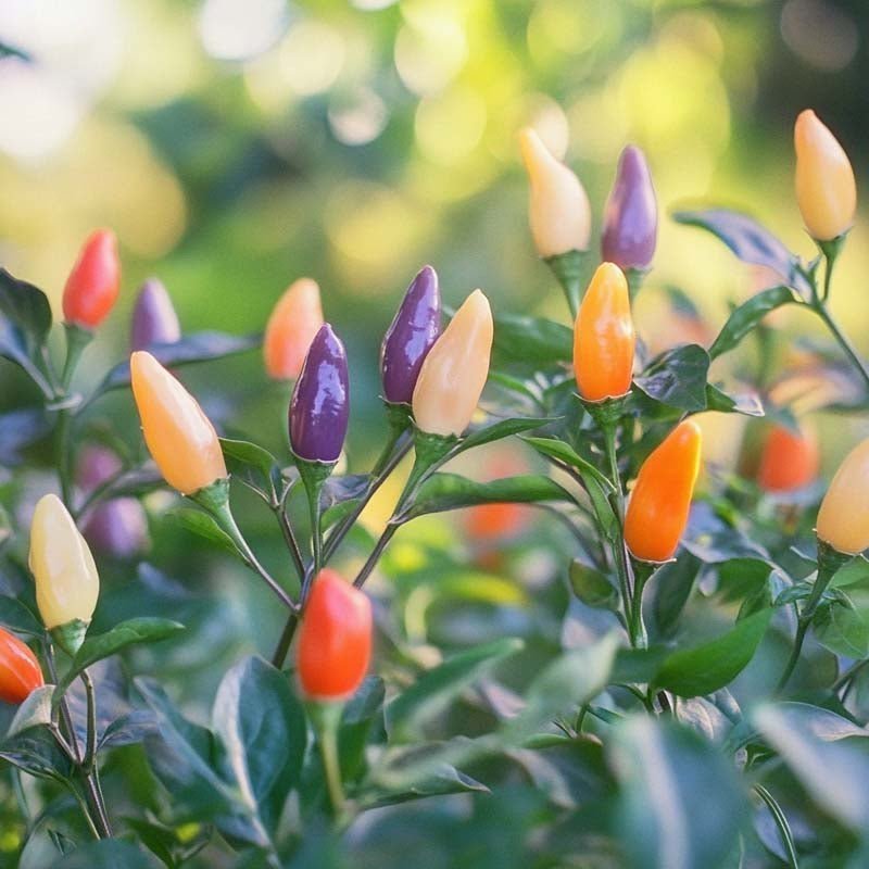 Chilizaden 'Lila luzi' - 5 biologische zaden