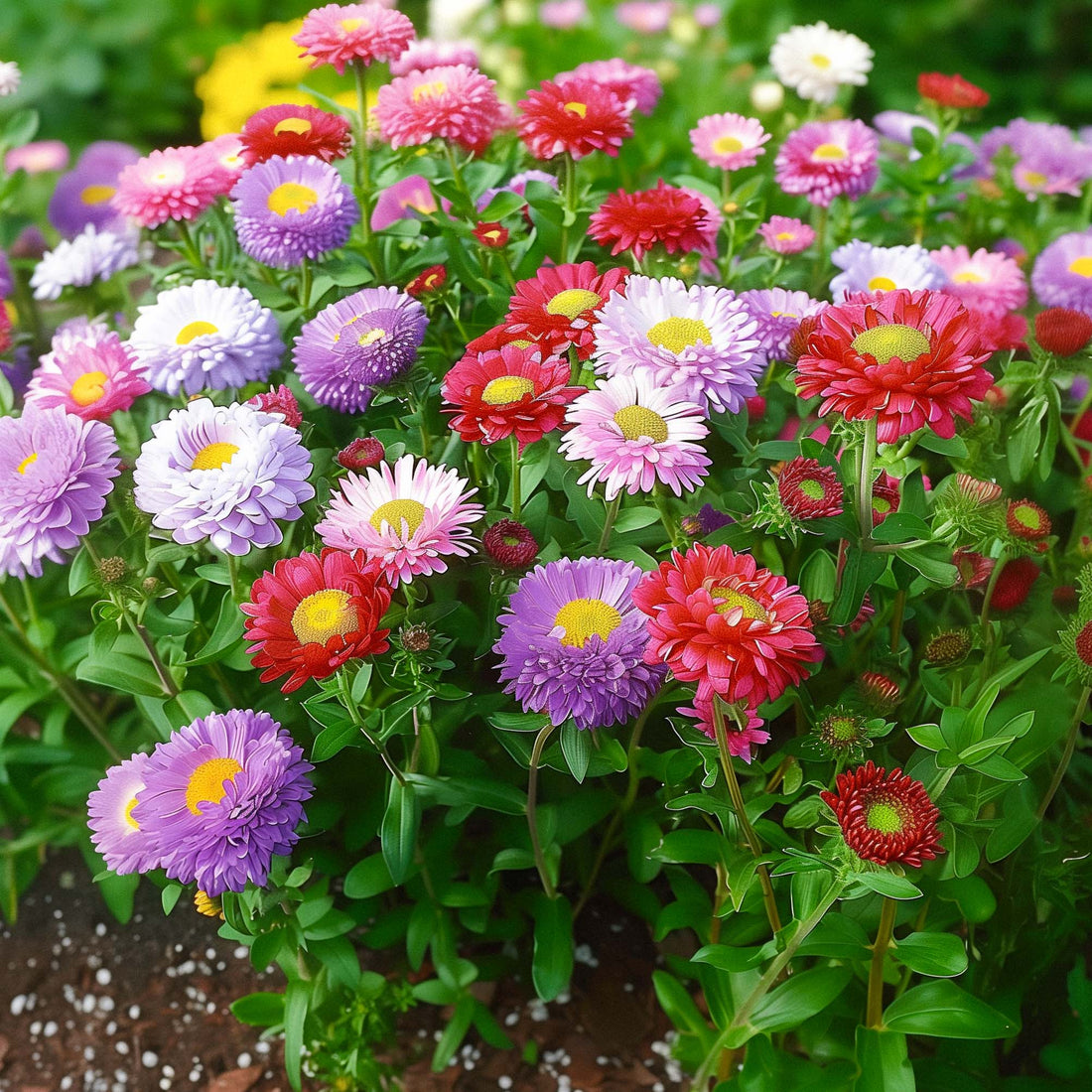 China Aster zaden 'Matsumoto Mix' - 125 biologische zaden