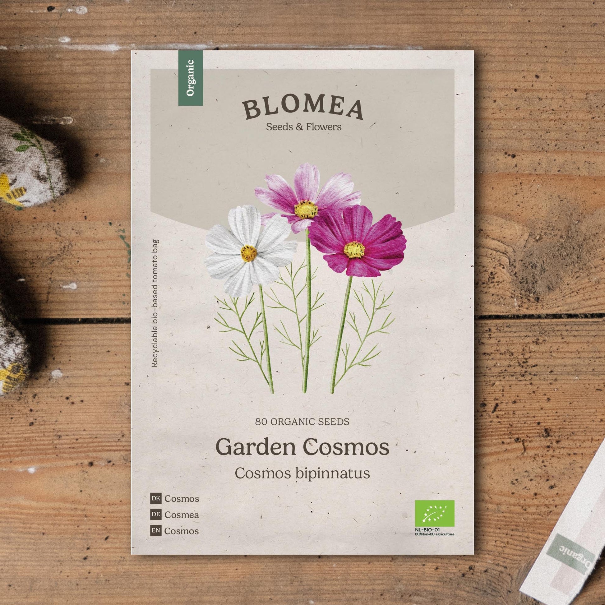 Cosmoszaden 'Garden Cosmos' - 80 biologische zaden