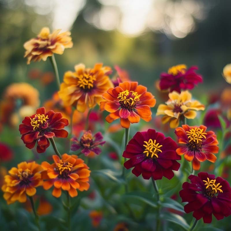 Dwerg - zinnia zaden - 50 biologische zaden